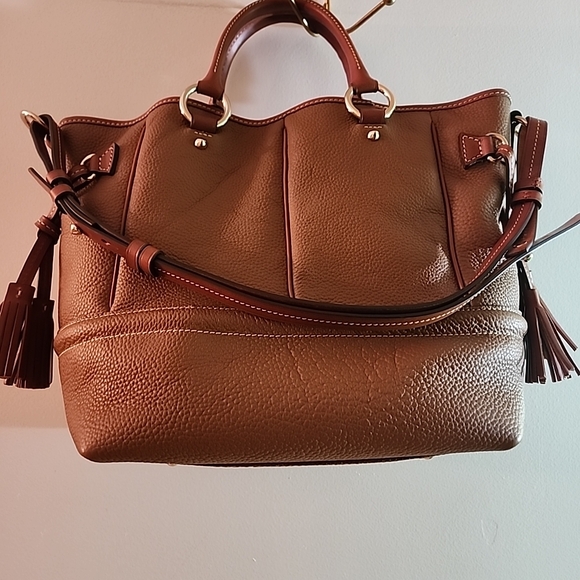 Dooney & Bourke Florentine Buckley Brown Leather Handbag - Picture 3 of 12
